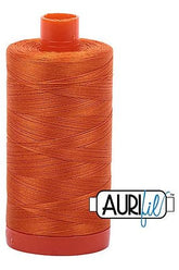 Aurifil Mako 50wt Cotton 1300 m 1422 yd. spool - 2150 Pumpkin